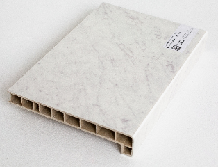 Подоконник Меллер Белый Агат ЛД40 / Каррара мрамор глянец LD-36