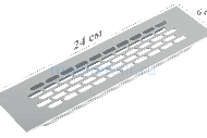 Вентиляционная решетка Алюминий 6*24 см 1