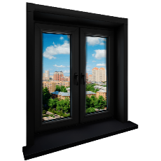 Черный матовый